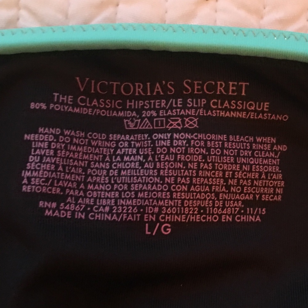 SOLD Victoria’s Secret Black Neon Bikini - Picture 4 of 7